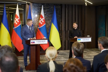 ゼレンシキー宇大統領、フィツォ・スロバキア首相と会談　安全の保証やエネルギーにつき協議