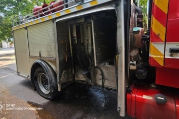 In Kryvyi Rih district, Russians attack rescuers extinguishing fire