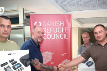 Ministry of Defense receives quadcopters from DRC to enhance mine clearance quality control