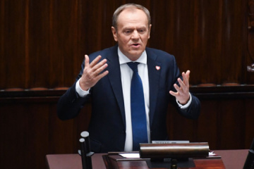 Tusk powiedział, że wojsko otworzyło ogień do „obiektów”, które naruszyły polską przestrzeń powietrzną w nocy