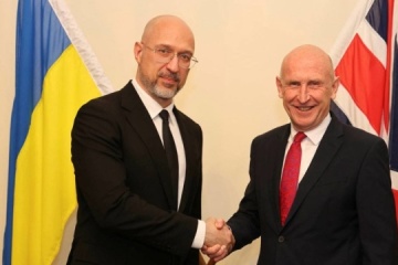 Schmyhal und Healey besprechen Umsetzung des Abkommens zur Produktion ukrainischer Drohnen