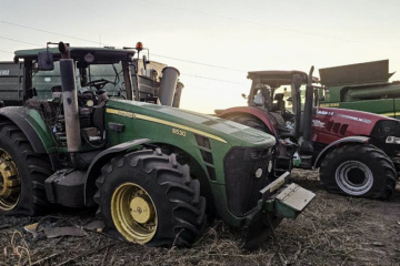 Region Sumy: Feindliche Drohne trifft Gelände landwirtschaftlichen Betriebs 