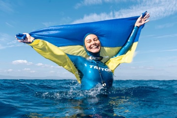 Kateryna Sadurska se proclama campeona mundial de apnea en Grecia