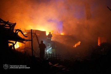 Bei nächtlichem Beschuss von Saporischschja eine Person getötet, 14 verletzt, darunter zwei Kinder