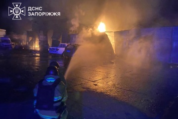 Russian overnight attack on Zaporizhzhia damages 10 apartment blocks, 12 private homes