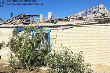 In Region Saporischschja 14 Ortschaften beschossen