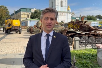 Litauischer Außenminister in Kyjiw eingetroffen