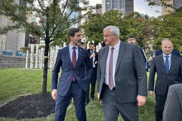 Außenminister der Ukraine und der Slowakei erörtern am Rande der UN-Generalversammlung Sicherheits- und Verteidigungskooperation