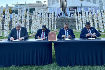 Delegaciones se reúnen en Nueva York para la Asamblea General de la ONU: Sybiha participa en la firma de la declaración