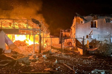 На Одещині внаслідок російської атаки - пожежа, пошкоджені готель і пошта