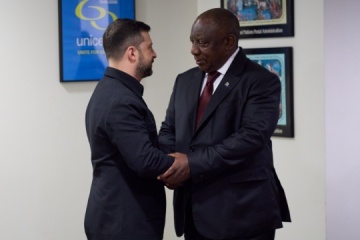 ゼレンシキー宇大統領、ラマポーザ南ア大統領と和平プロセスにつき協議