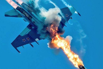 Verteidigungskräfte schießen russischen Su-34 in Richtung Saporischschja ab