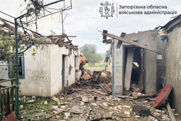 In Region Saporischschja 11 Ortschaften beschossen