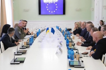 Vitali Klitschko discute de la reconstruction avec une délégation des comités parlementaires européens