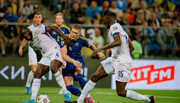 Збірна України програла Франції на старті відбору ЧС-2026 з футболу