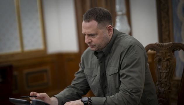 Yermak discussed security guarantees for Ukraine with Rubio