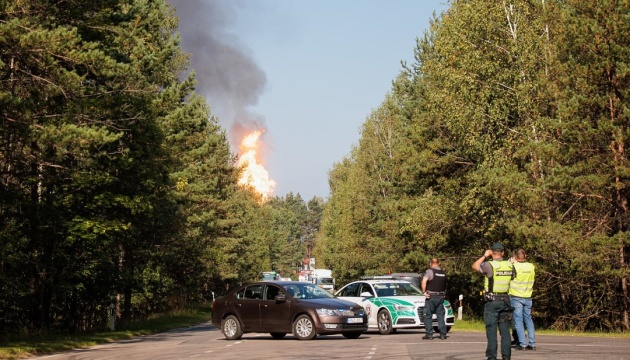 У Вільнюсі вибухнули вагони-цистерни зі зрідженим газом