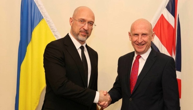 Schmyhal und Healey besprechen Umsetzung des Abkommens zur Produktion ukrainischer Drohnen