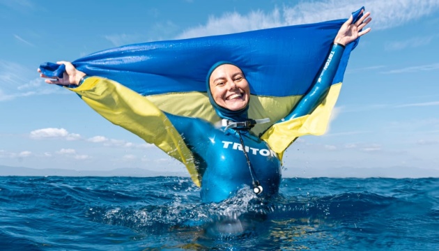 Kateryna Sadurska se proclama campeona mundial de apnea en Grecia