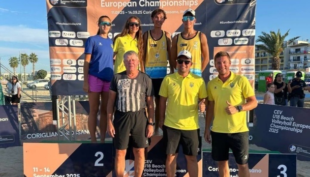 Українці здобули «срібло» юнацького Євро з пляжного волейболу