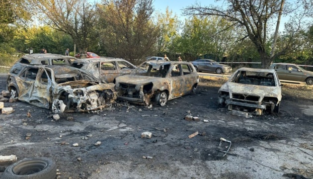 У поліції показали наслідки російської атаки на Запоріжжя