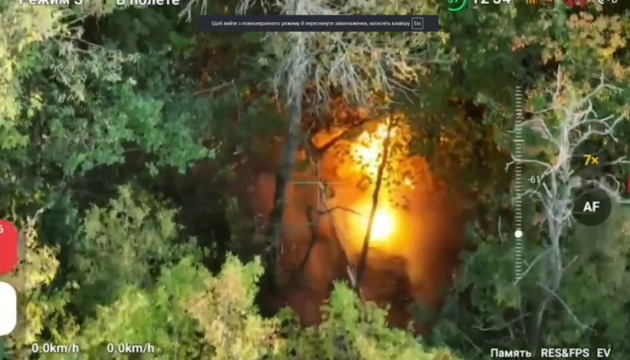 Прикордонники дронами уразили три укриття росіян на Північно-Слобожанському напрямку