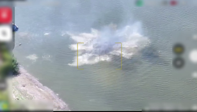 На Північно-Слобожанському напрямку прикордонники знищили групу піхоти при спробі подолати переправу