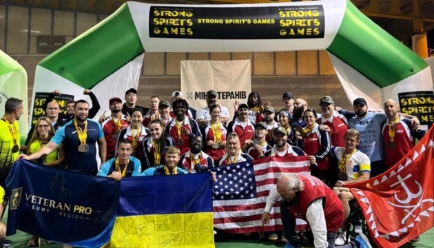 Veteranos de la región de Vínnytsia ganan ocho medallas en los Strong Spirit’s Games Europe