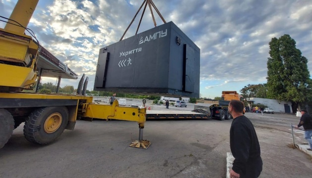 У порту Чорноморськ встановили три мобільні укриття