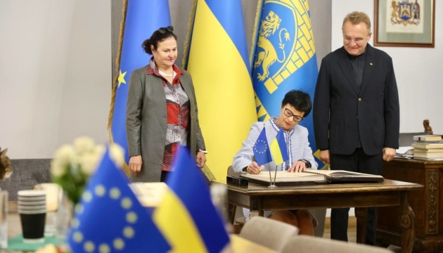 Єврокомісарка Марта Кос відкрила у Львові «Тиждень стійкості українських міст»