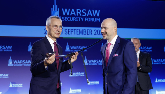 Столтенберг отримав нагороду «Лицар свободи 2025» 