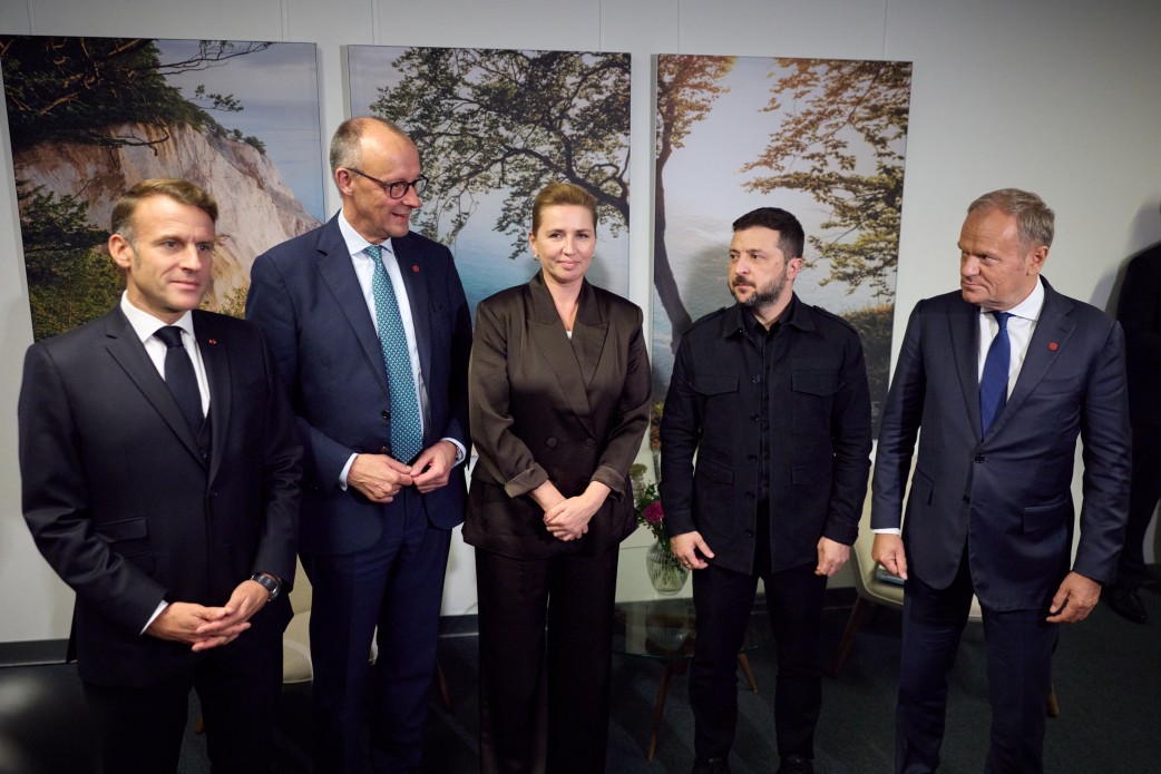 у Копенгагені відбулася зустріч лідерів України, Данії, Франції, Німеччини та Польщі // Фото: ОПУ