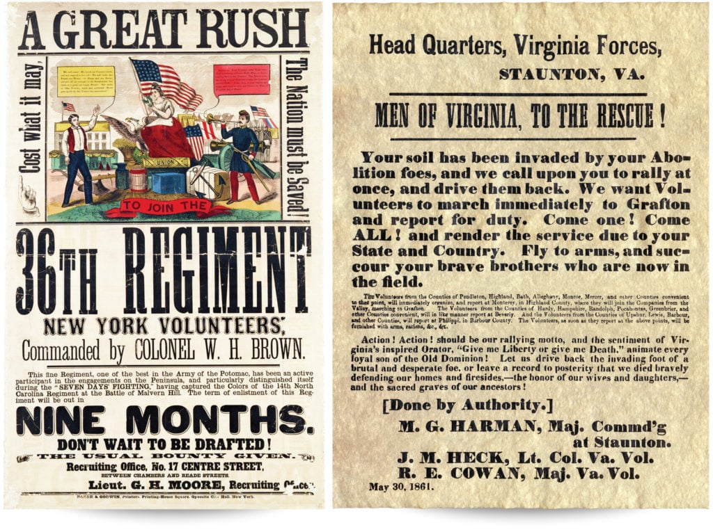 Агітаційні плакати із закликом вступати до армії США. Фото: historynet.com