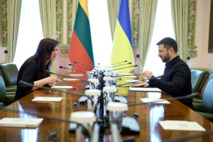 Zelensky, Lithuania’s PM discuss joint weapons production, strengthening Ukraine’s air defense 