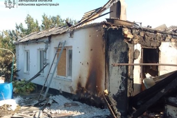 Fast 600 russische Angriffe auf Gebiet Saporischja 