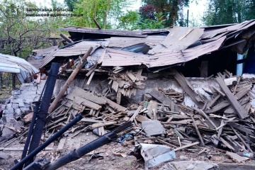 In Region Saporischschja 12 Ortschaften beschossen