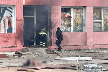 One killed and another injured as Russian drone hit a store in Chernihiv region