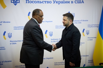 Zełenski spotkał się z przedstawicielami amerykańskiego koncernu zbrojeniowego Lockheed Martin