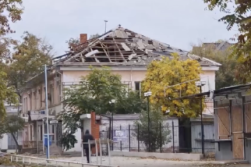 Consequences of night shelling of Kherson