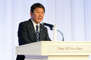 「日本ができることは惜しまない」＝茂木日本外相、ウクライナ地雷対策会議でスピーチ