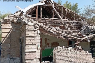 In Region Saporischschja 15 Ortschaften beschossen