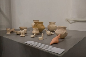 Le Musée archéologique d'Odessa présente des copies tactiles d'objets exposés pour les personnes malvoyantes