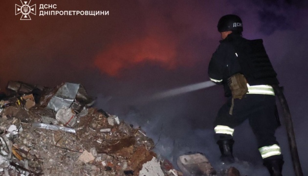 Загарбники вночі атакували Дніпропетровщину, є поранена