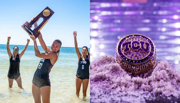 Українка Хміль отримала чемпіонський перстень NCAA з пляжного волейболу