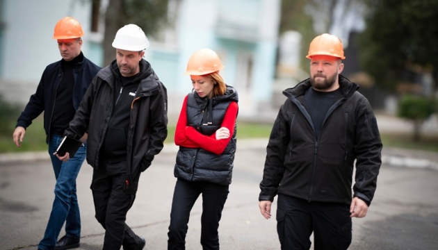 Гринчук перевірила хід відновлення енергооб'єктів, пошкоджених російськими обстрілами