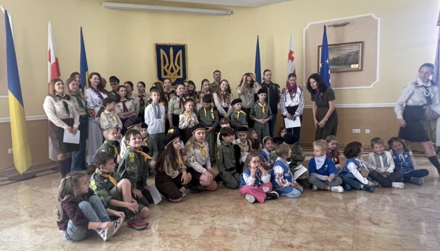 Пластуни Грузії урочисто відкрили новий рік