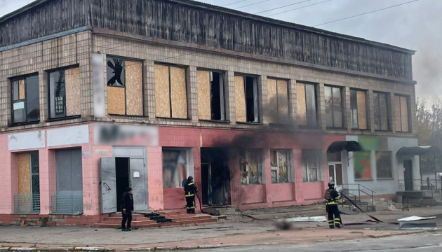 One killed, one injured as Russian drone strikes store in Chernihiv region