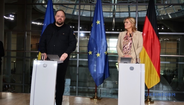 Стефанчук у Берліні: Ми захищаємо не лише Україну, а й увесь Європейський Союз