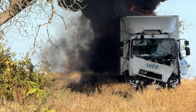 Les Russes ont bombardé des camions transportant de l'aide humanitaire de l'ONU dans la région de Kherson
