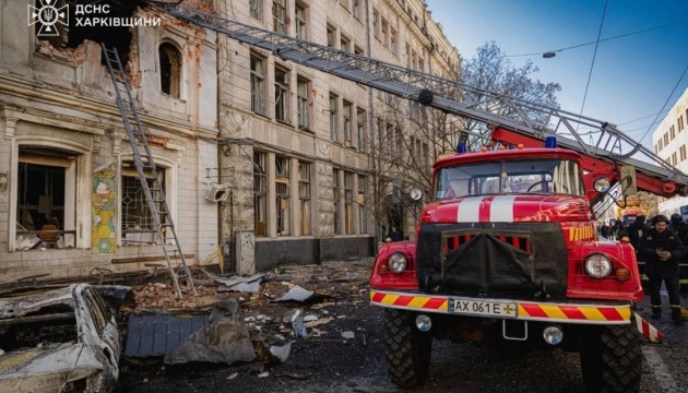 У Харкові ліквідували три пожежі після удару «Шахедів»